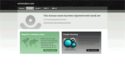 Desktop Screenshot of actumalin.com